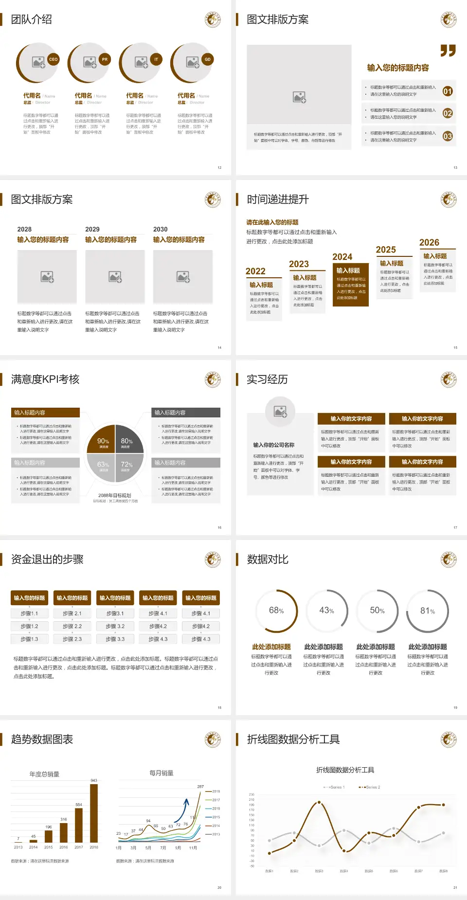 濮阳市中医院培训与教育PPT模板4:3格式幻灯片预览图3