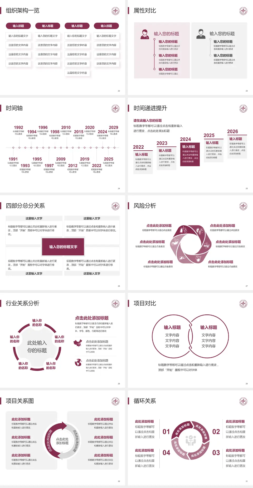 郑州人民医院郑东院区医疗行业比赛专用PPT模板4:3格式幻灯片预览图4