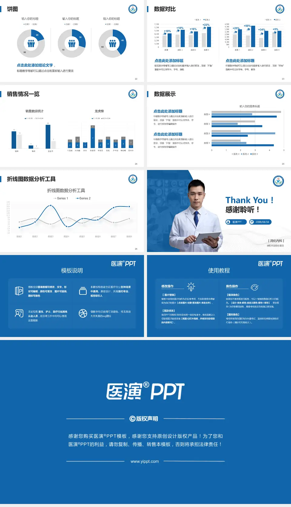 濮阳市油田总医院病例分享与讨论PPT模板16:9格式幻灯片预览图4