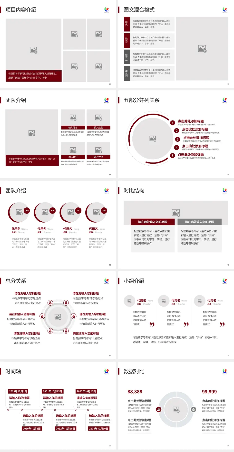 利川市民族中医院医疗知识普及PPT模板4:3格式幻灯片预览图3