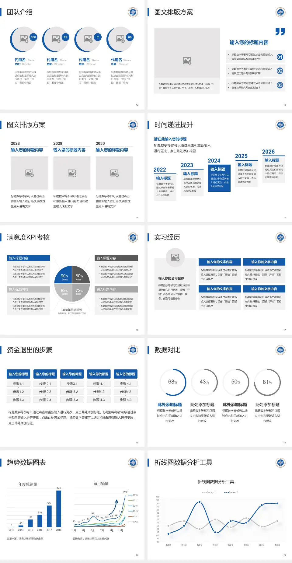 郑州市骨科医院培训与教育PPT模板4:3格式幻灯片预览图3