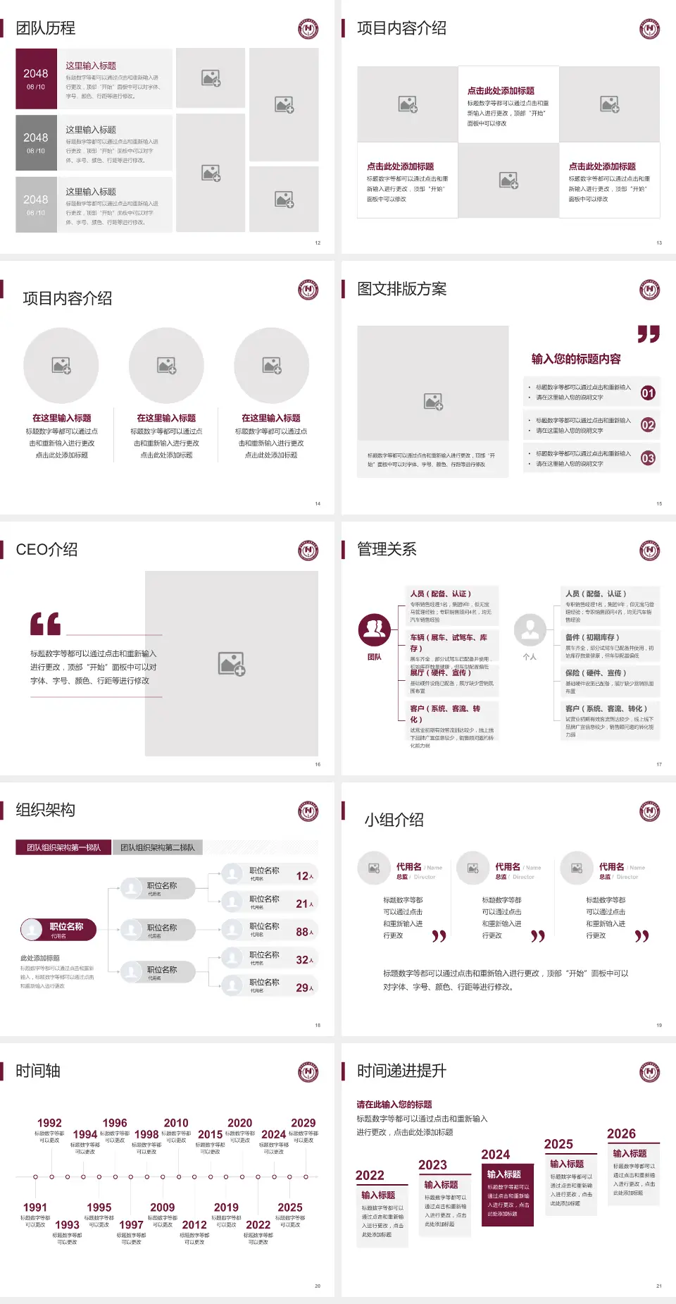阜外华中心血管病医院医院管理报告PPT模板4:3格式幻灯片预览图3