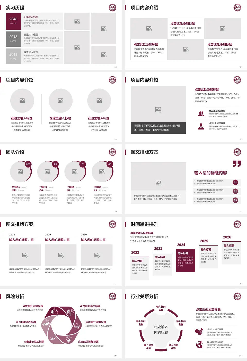 阜外华中心血管病医院个人求职应聘简历PPT模板16:9格式幻灯片预览图3