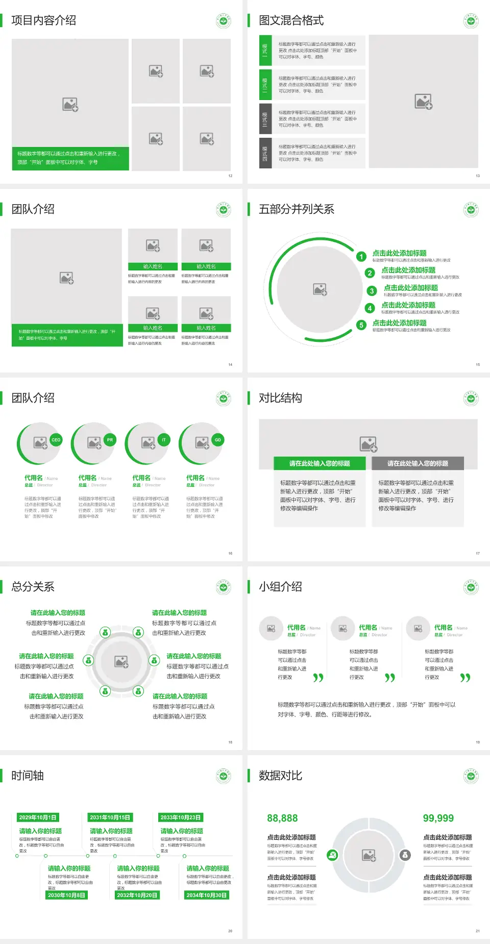 鲁山县人民医院医疗知识普及PPT模板4:3格式幻灯片预览图3