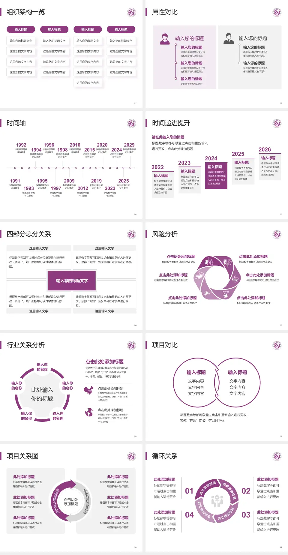 郑州大学第三附属医院医疗行业比赛专用PPT模板4:3格式幻灯片预览图4