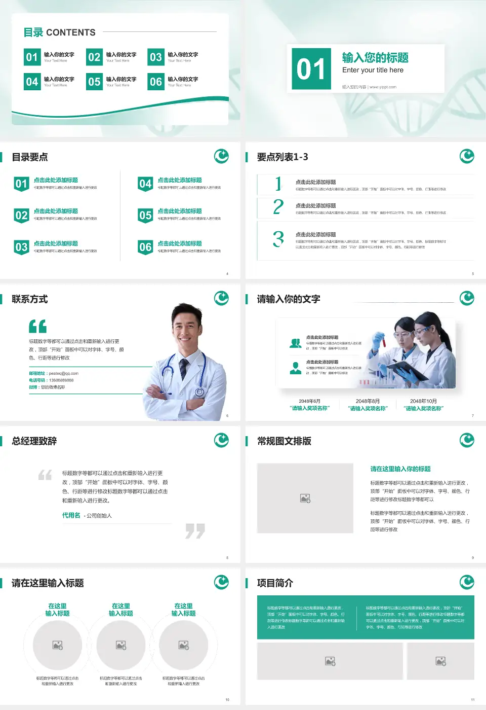 公安县人民医院项目申请与汇报PPT模板16:9格式幻灯片预览图2