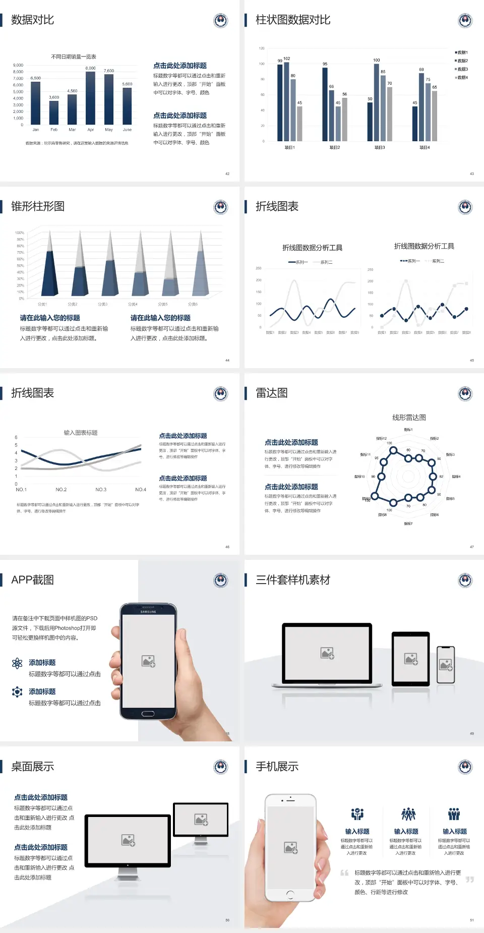 河南科技大学附第一属医院景华院区医院管理报告PPT模板4:3格式幻灯片预览图6