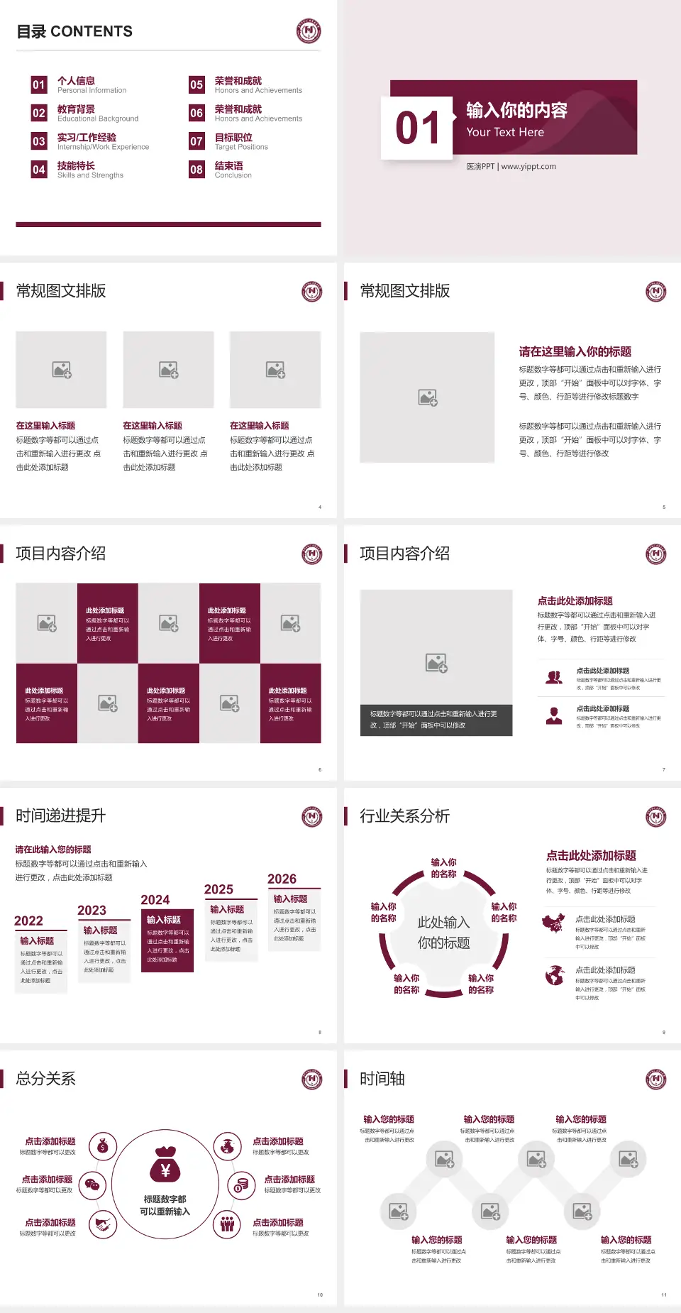 阜外华中心血管病医院财务与预算报告PPT模板4:3格式幻灯片预览图2