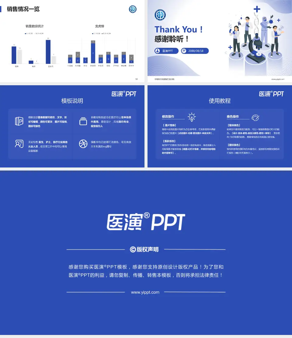 十堰市太和医院竹溪分院品管圈PDCA演示专用PPT模板16:9格式幻灯片预览图7