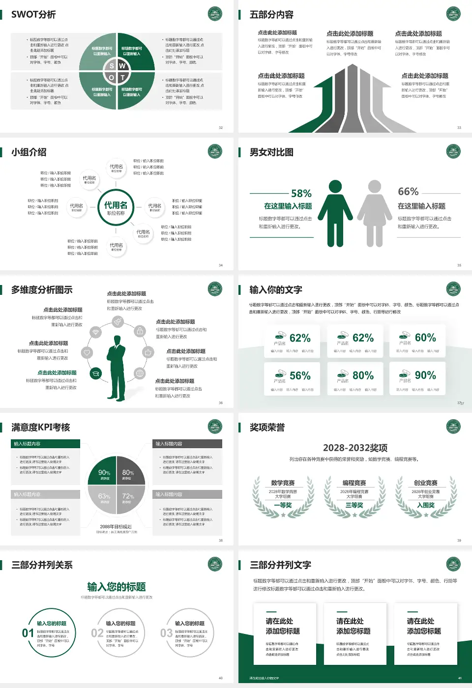 焦作市第二人民医院医疗行业比赛专用PPT模板16:9格式幻灯片预览图5