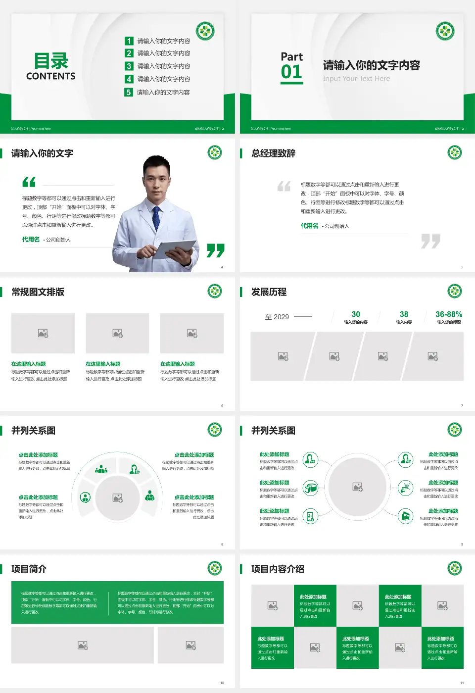 漯河市中医院医院管理报告PPT模板16:9格式幻灯片预览图2