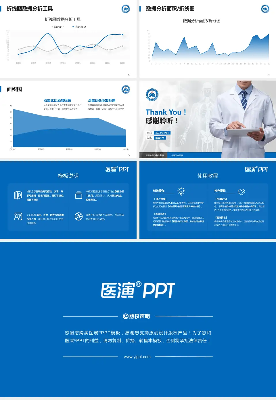 许昌市中医院患者教育与指导PPT模板16:9格式幻灯片预览图7