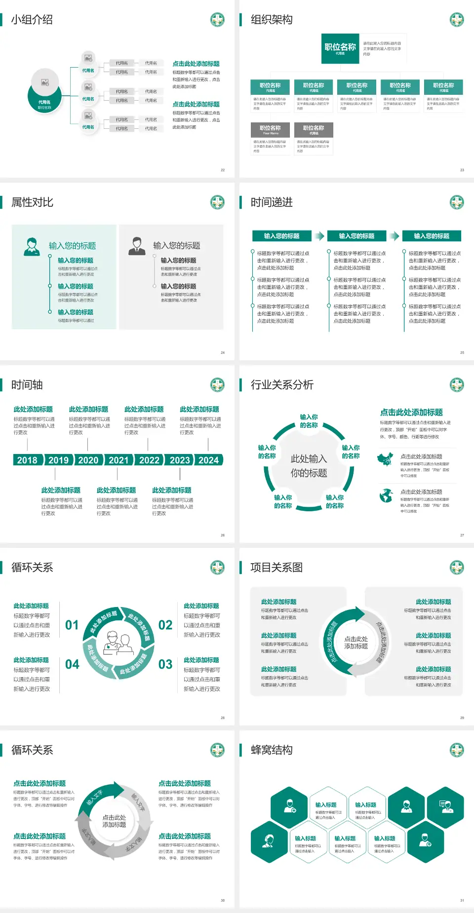 华中科技大学协和江北医院品管圈PDCA演示专用PPT模板4:3格式幻灯片预览图4