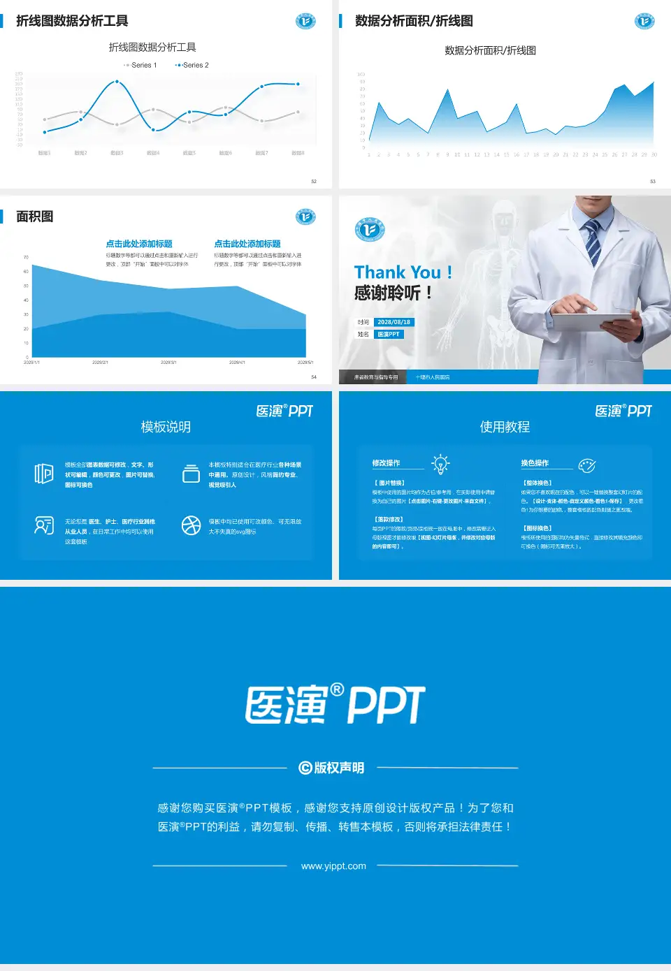 十堰市人民医院患者教育与指导PPT模板16:9格式幻灯片预览图7