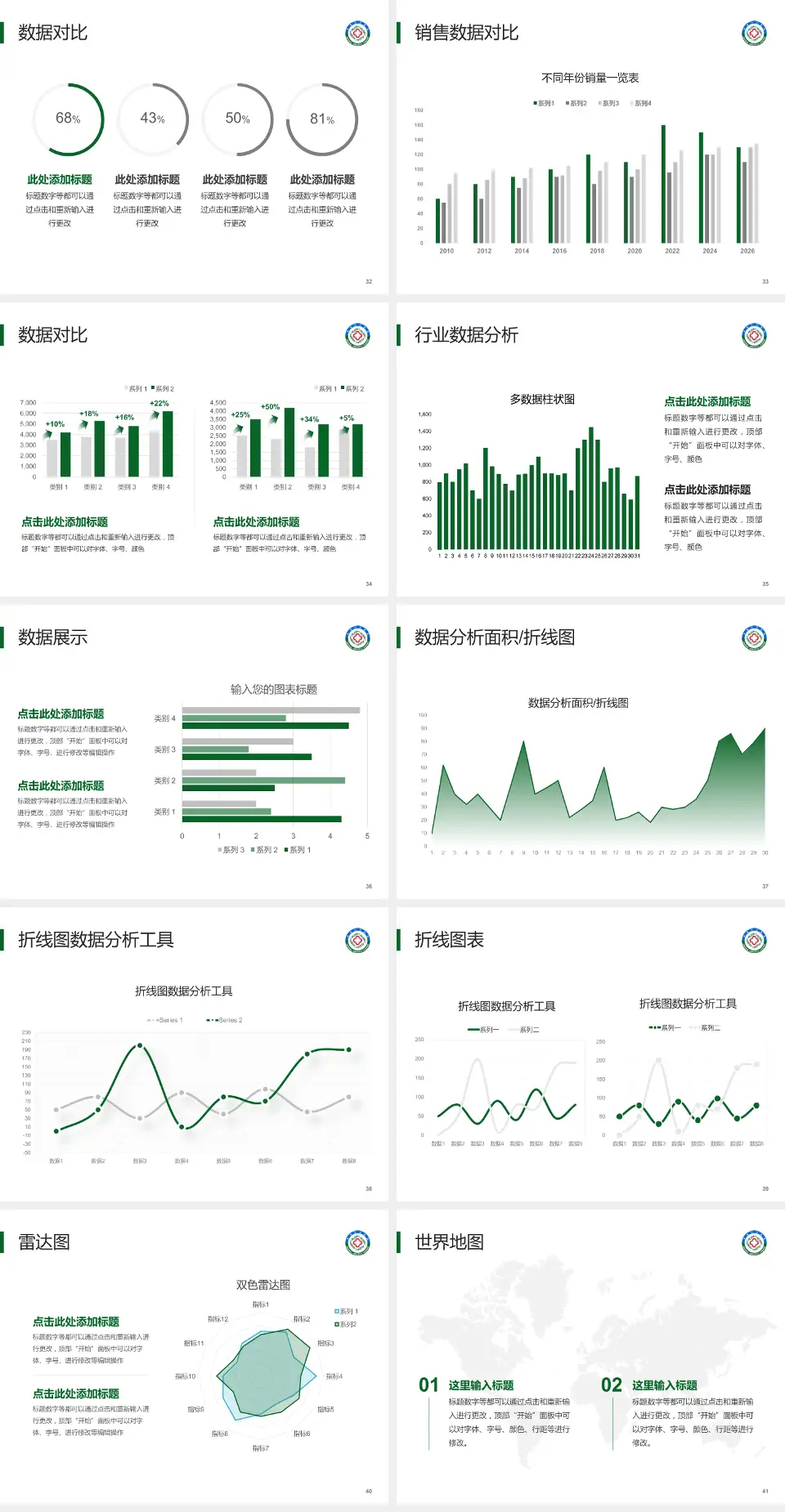 焦作煤业集团中央医院会议与研讨会PPT模板4:3格式幻灯片预览图5