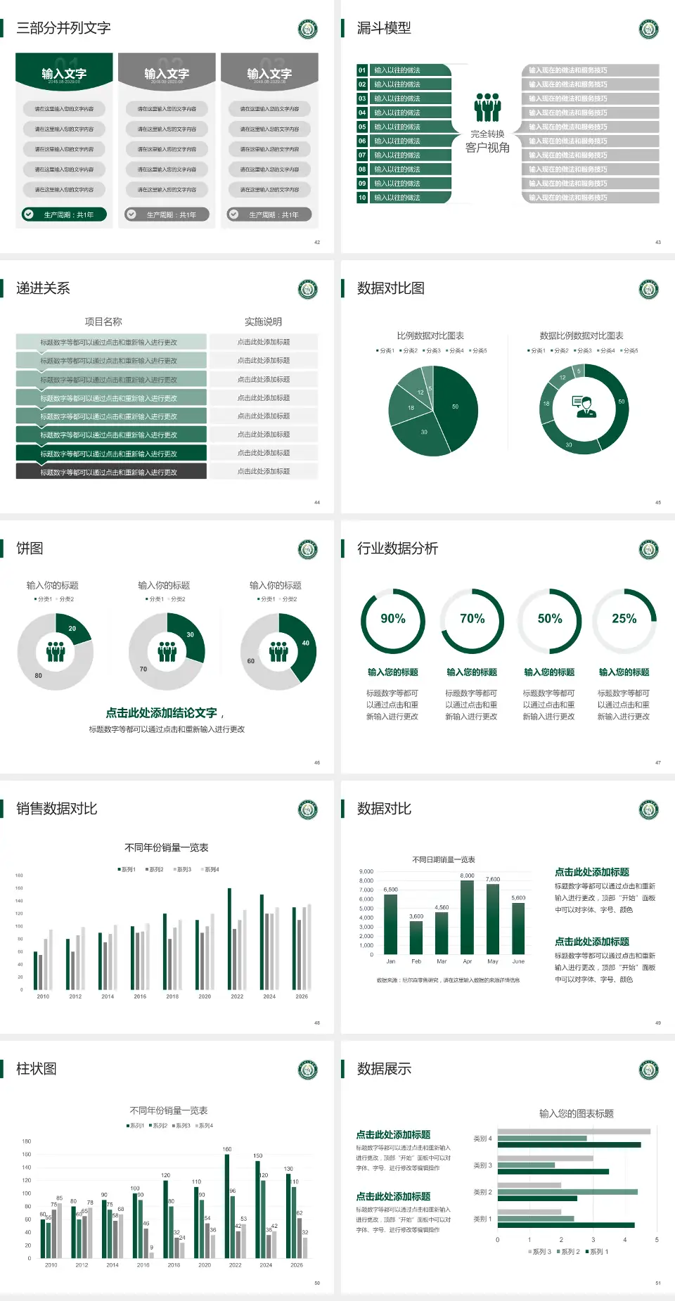 利川市人民医院患者教育与指导PPT模板4:3格式幻灯片预览图6
