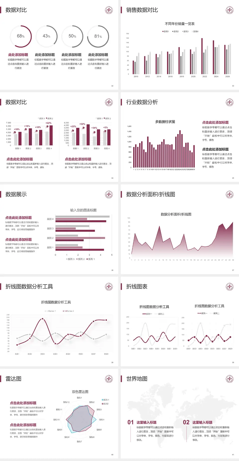 郑州人民医院南部院区会议与研讨会PPT模板4:3格式幻灯片预览图5