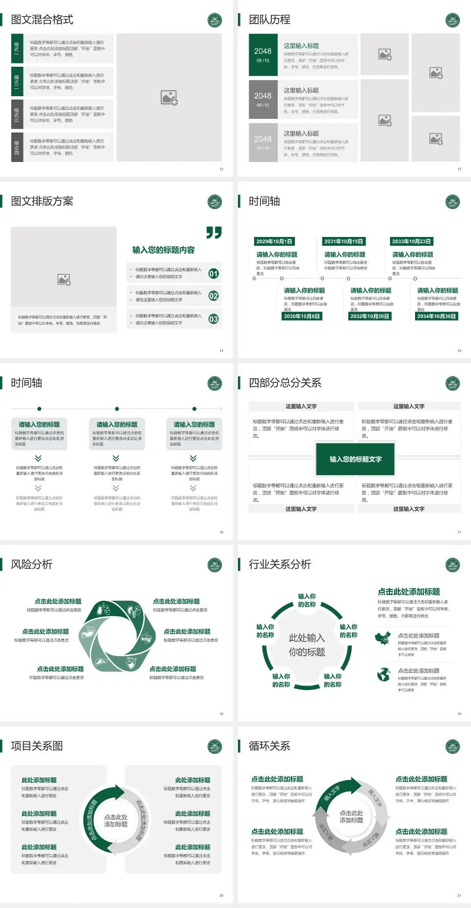 焦作市第二人民医院项目申请与汇报PPT模板4:3格式幻灯片预览图3
