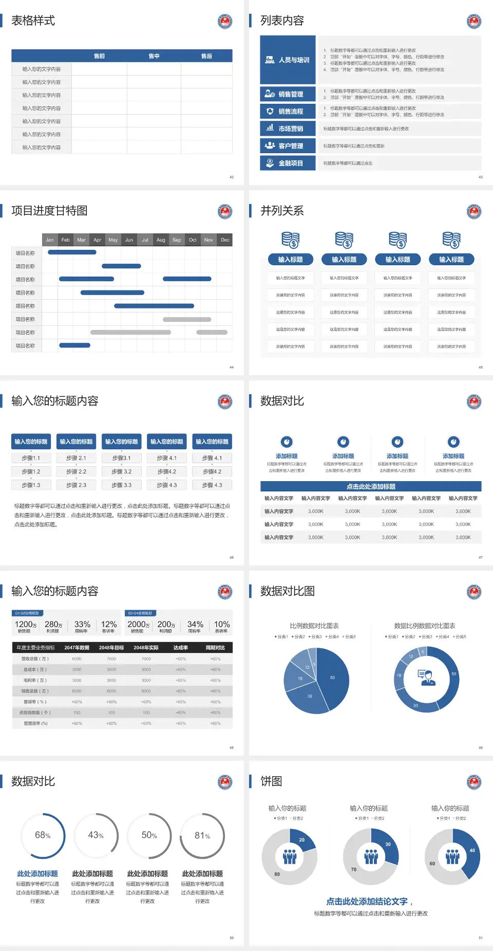 黄河三门峡医院院本部医疗行业比赛专用PPT模板4:3格式幻灯片预览图6
