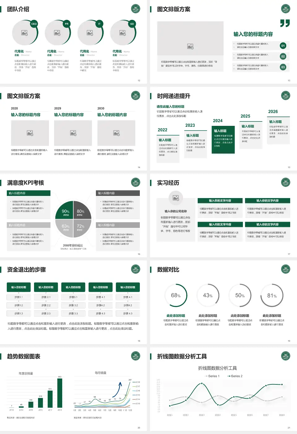 焦作市第二人民医院培训与教育PPT模板16:9格式幻灯片预览图3