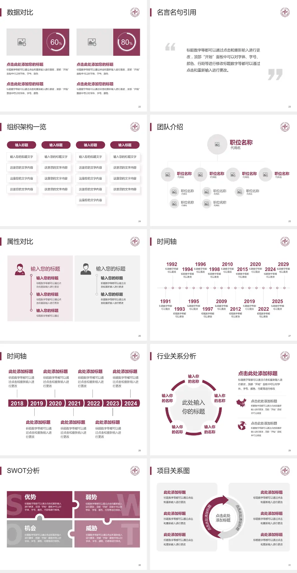 郑州人民医院郑东院区医院简介/日常通用PPT模板4:3格式幻灯片预览图4