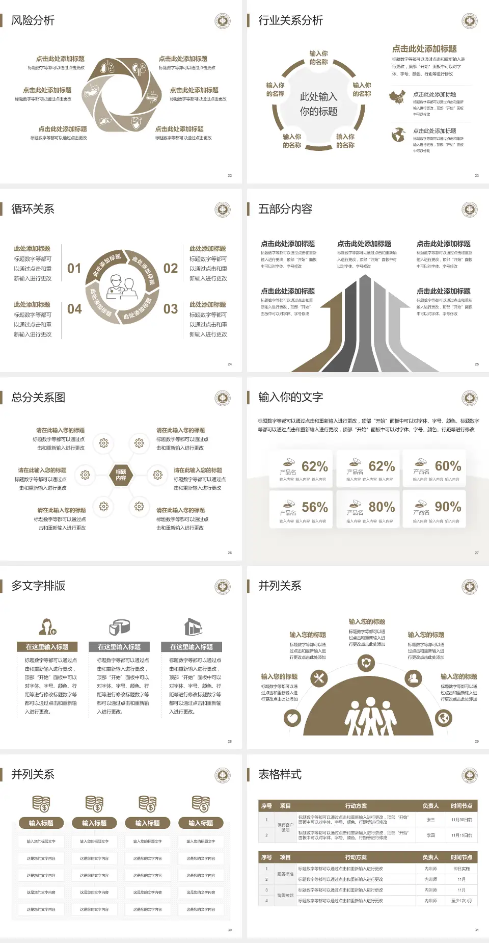 洛阳市中医院涧西院区科室介绍与推广PPT模板4:3格式幻灯片预览图4