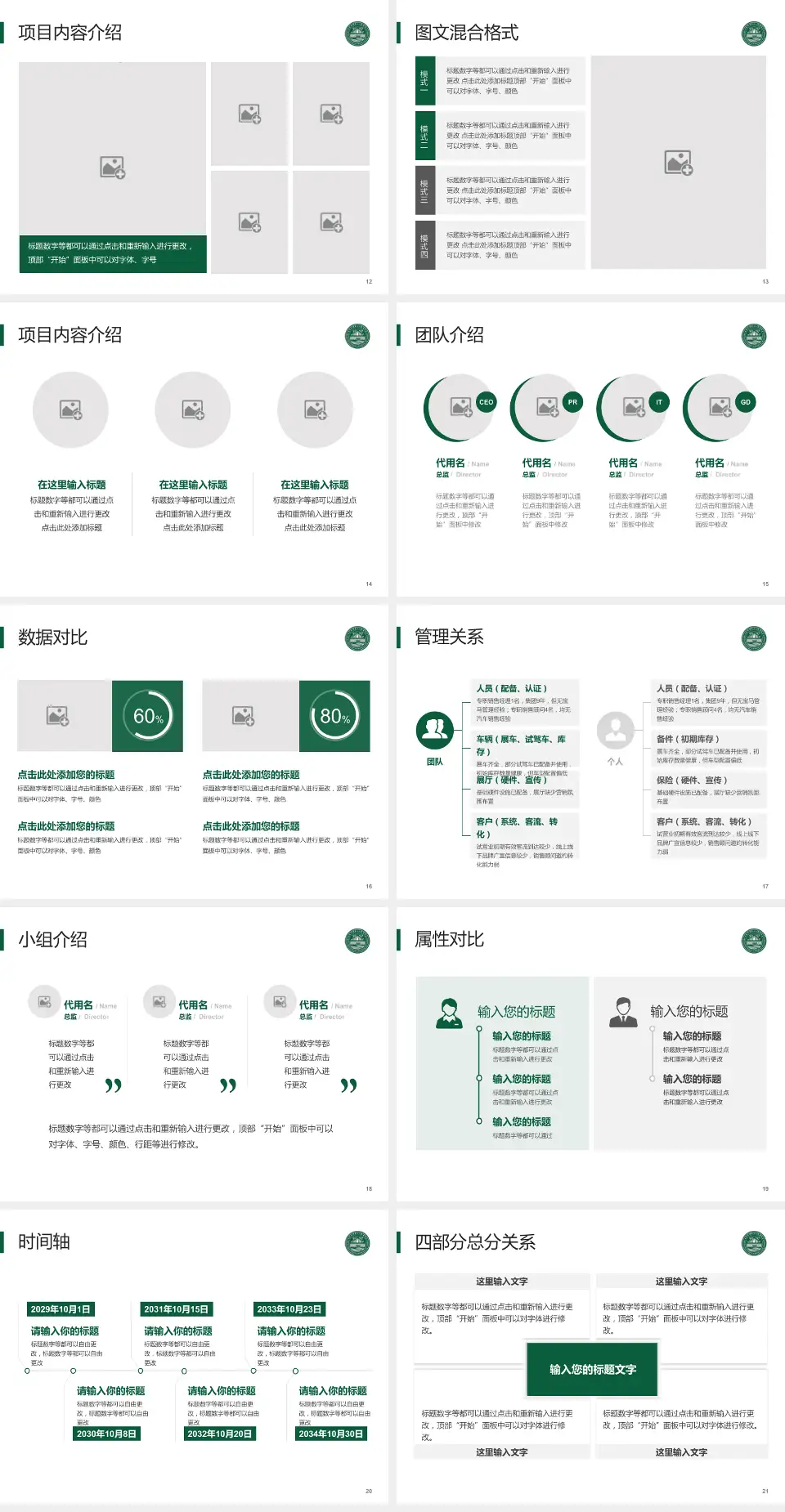 焦作市第二人民医院科室介绍与推广PPT模板4:3格式幻灯片预览图3