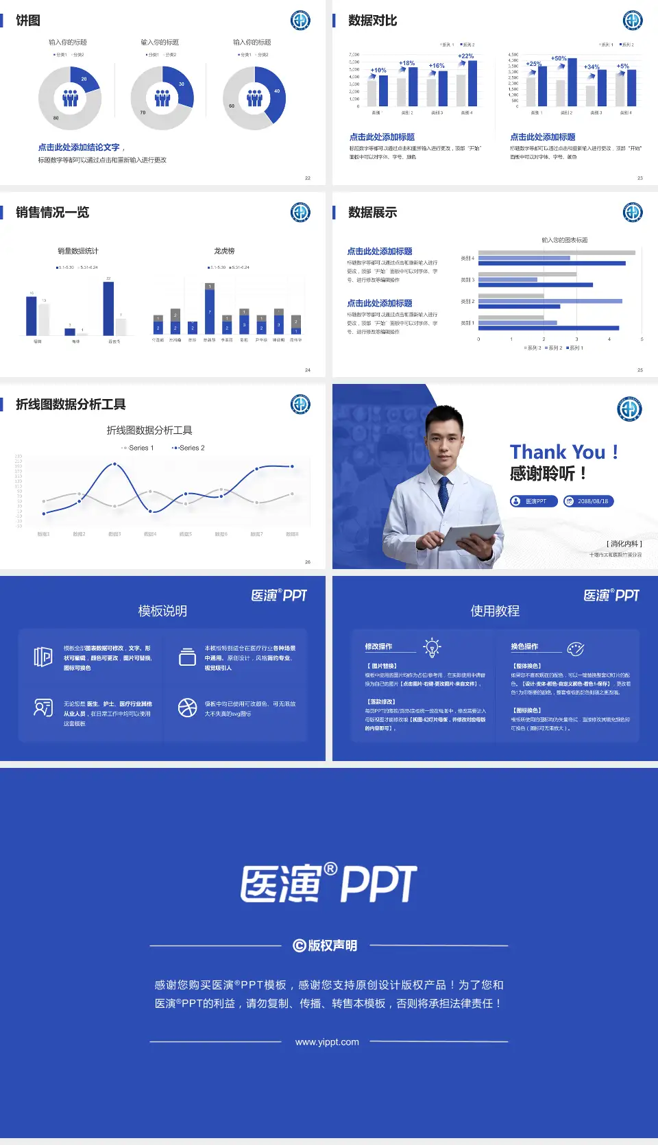 十堰市太和医院竹溪分院病例分享与讨论PPT模板16:9格式幻灯片预览图4