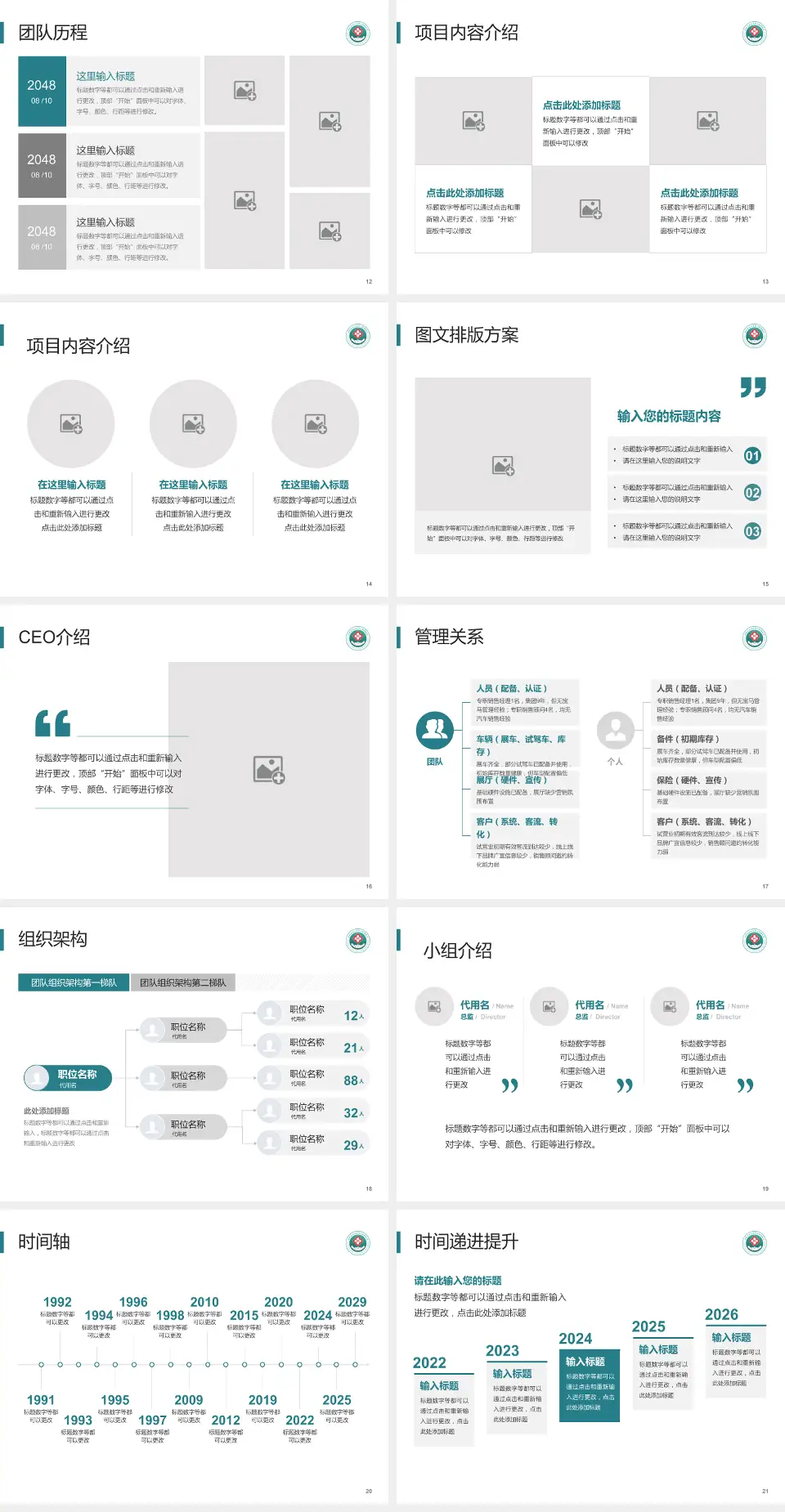 河南科技大学第二附属医院医院管理报告PPT模板4:3格式幻灯片预览图3