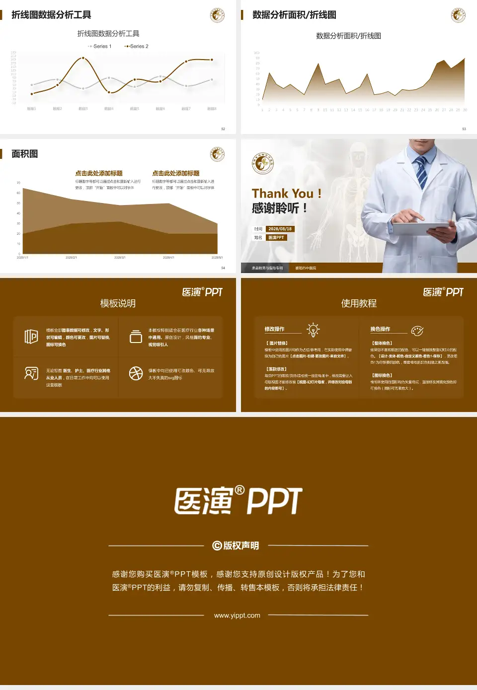 濮阳市中医院患者教育与指导PPT模板16:9格式幻灯片预览图7