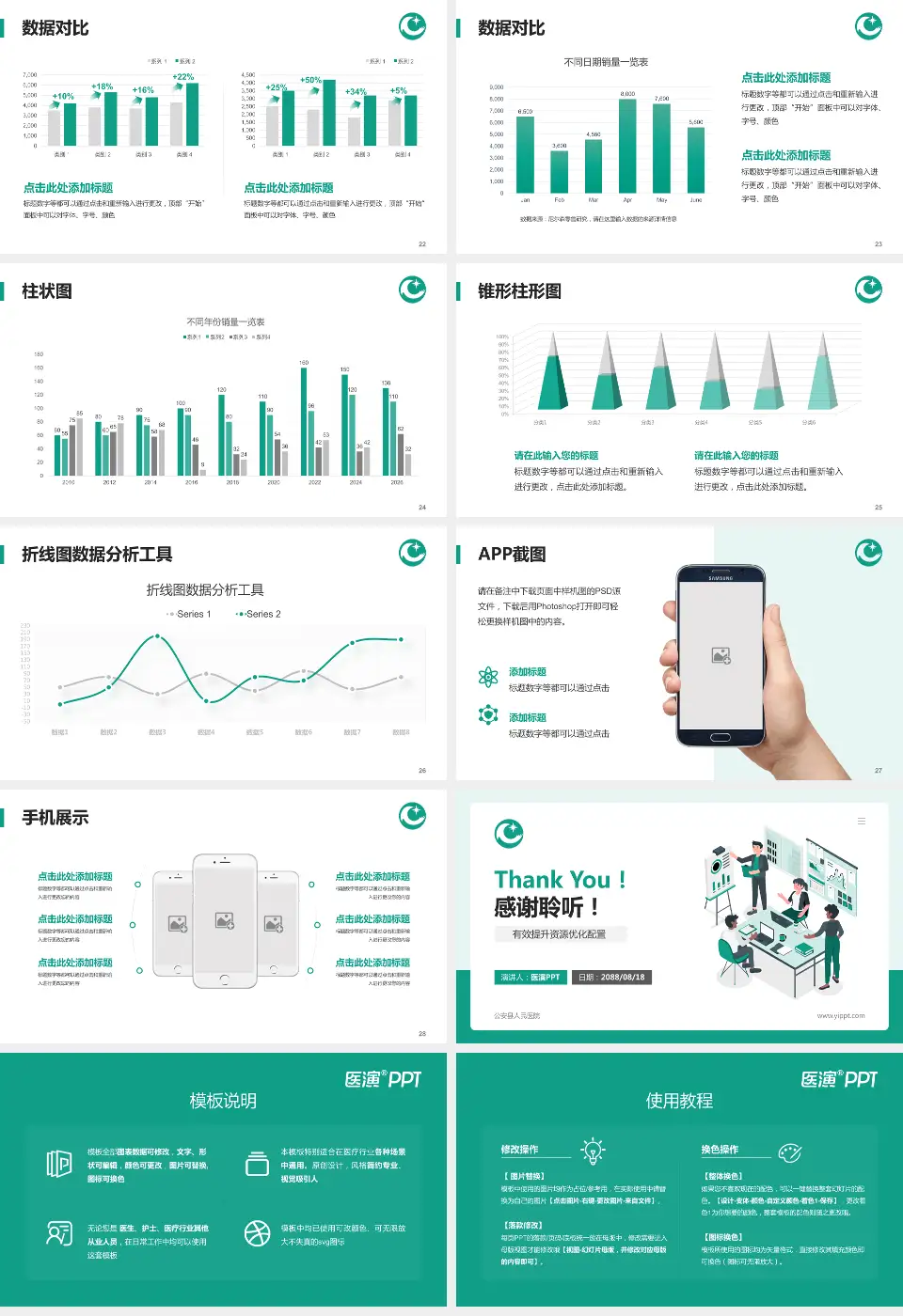 公安县人民医院财务与预算报告PPT模板16:9格式幻灯片预览图4