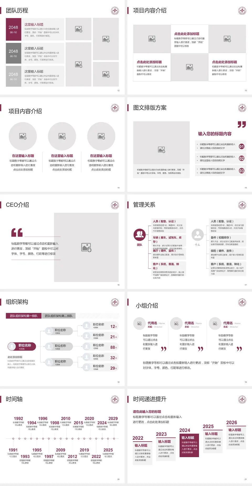 郑州人民医院北院区医院管理报告PPT模板4:3格式幻灯片预览图3
