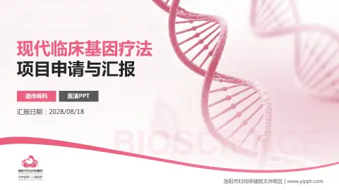 洛阳市妇幼保健院文仲院区项目申请与汇报PPT模板