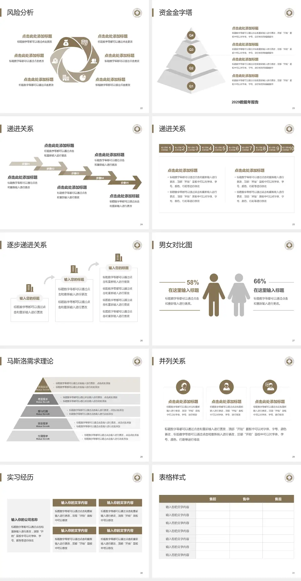 洛阳市中医院涧西院区项目申请与汇报PPT模板4:3格式幻灯片预览图4