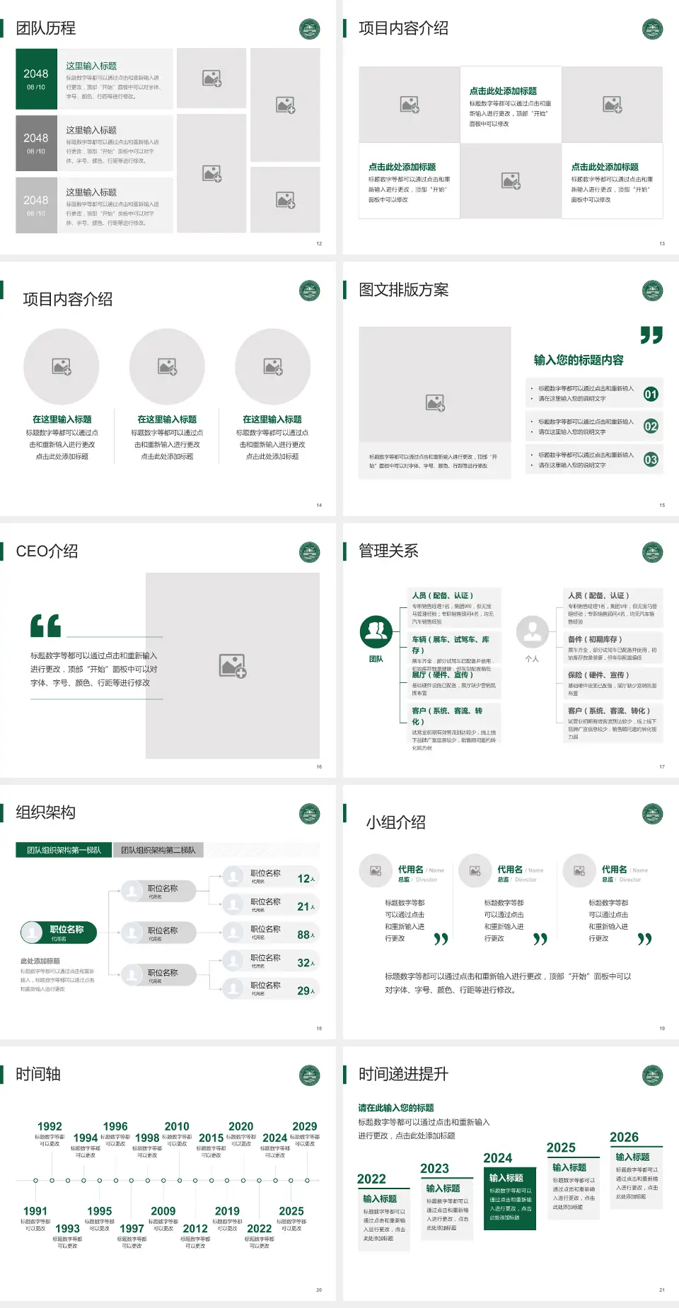 焦作市第二人民医院医院管理报告PPT模板4:3格式幻灯片预览图3
