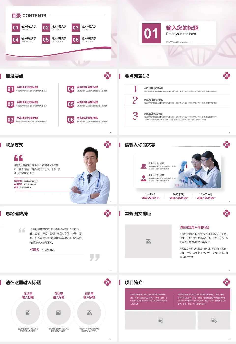 焦作市妇幼保健院项目申请与汇报PPT模板16:9格式幻灯片预览图2