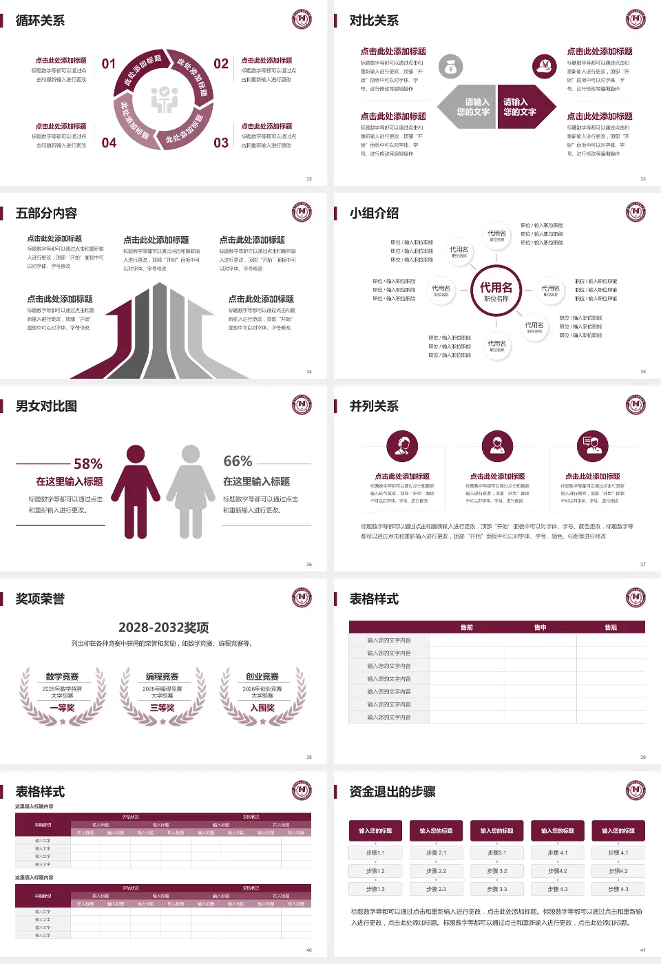阜外华中心血管病医院医院简介/日常通用PPT模板16:9格式幻灯片预览图5