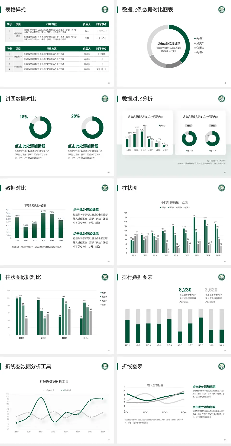 利川市人民医院医院简介/日常通用PPT模板4:3格式幻灯片预览图6