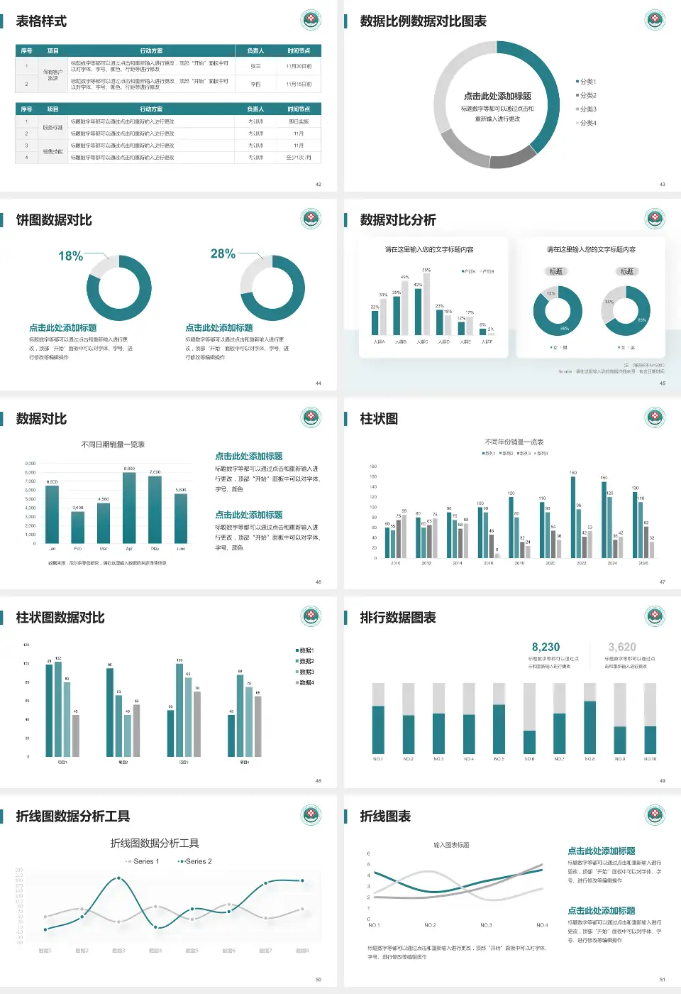 河南科技大学第二附属医院医院简介/日常通用PPT模板16:9格式幻灯片预览图6