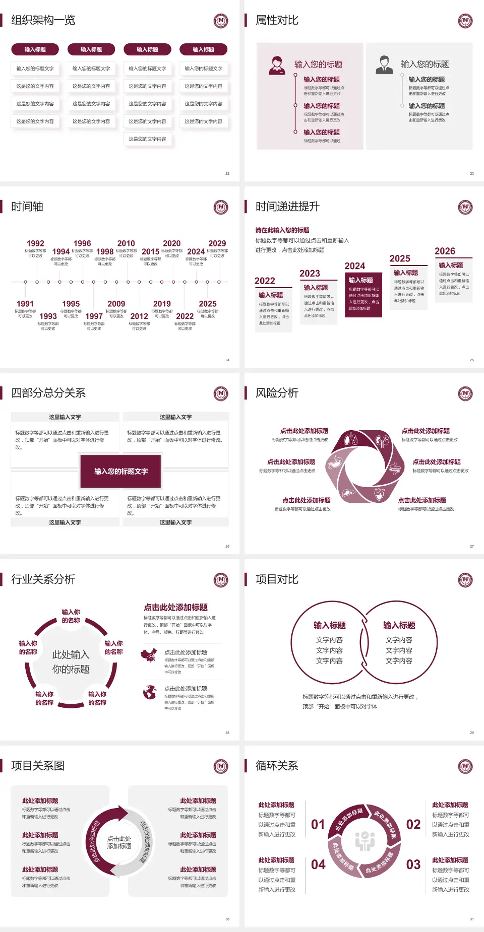阜外华中心血管病医院医疗行业比赛专用PPT模板4:3格式幻灯片预览图4