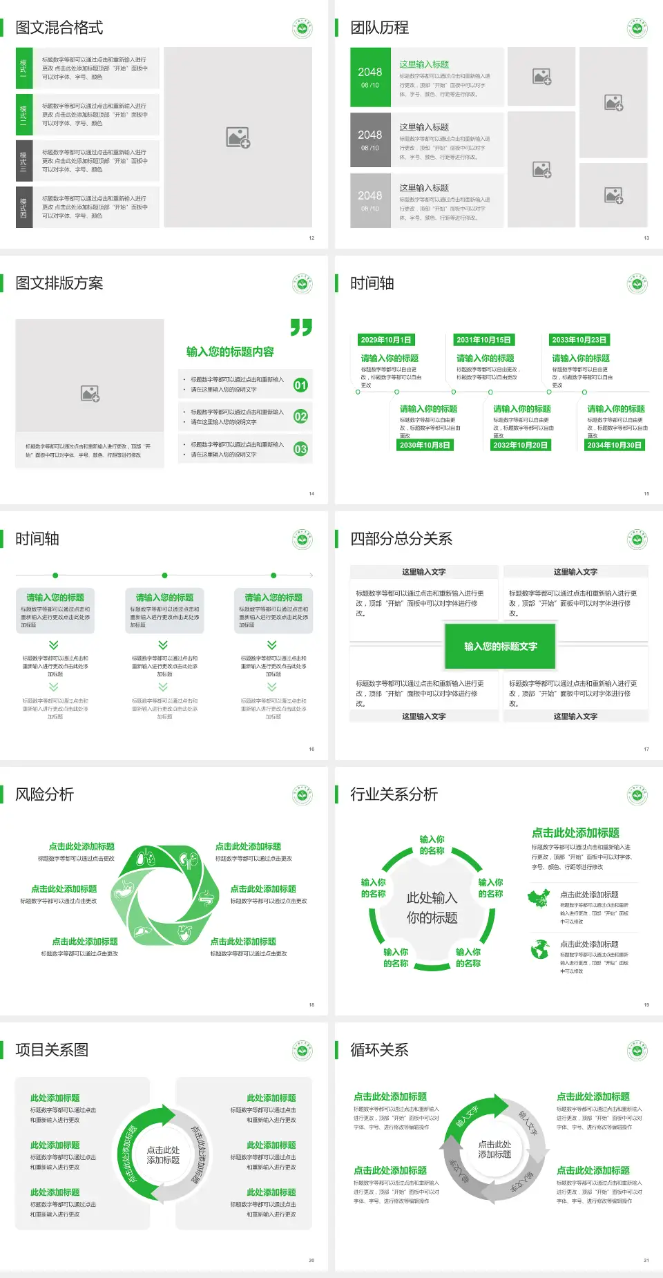 鲁山县人民医院项目申请与汇报PPT模板4:3格式幻灯片预览图3
