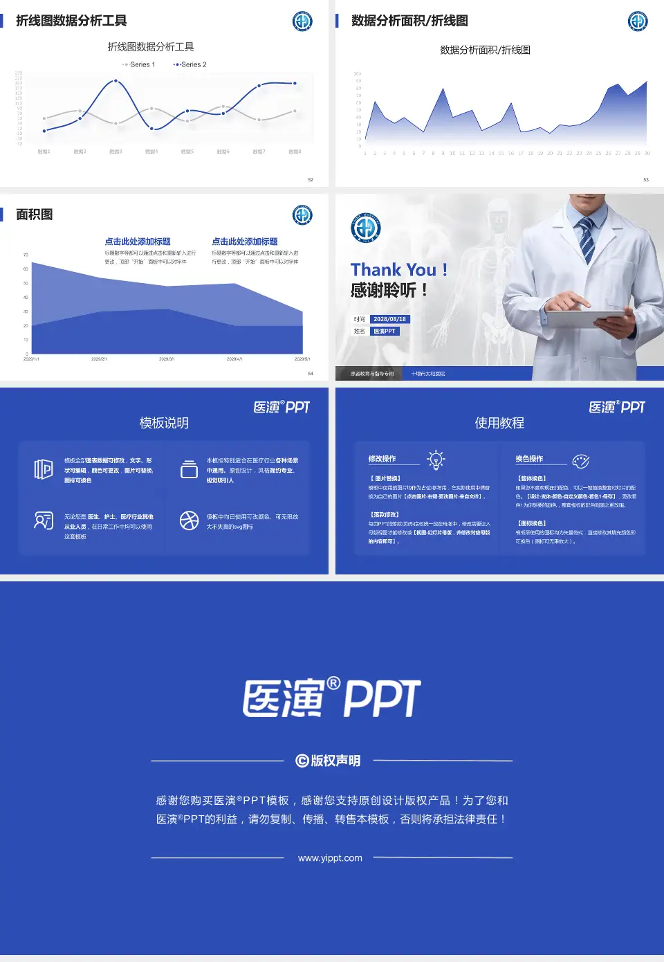 十堰市太和医院患者教育与指导PPT模板16:9格式幻灯片预览图7