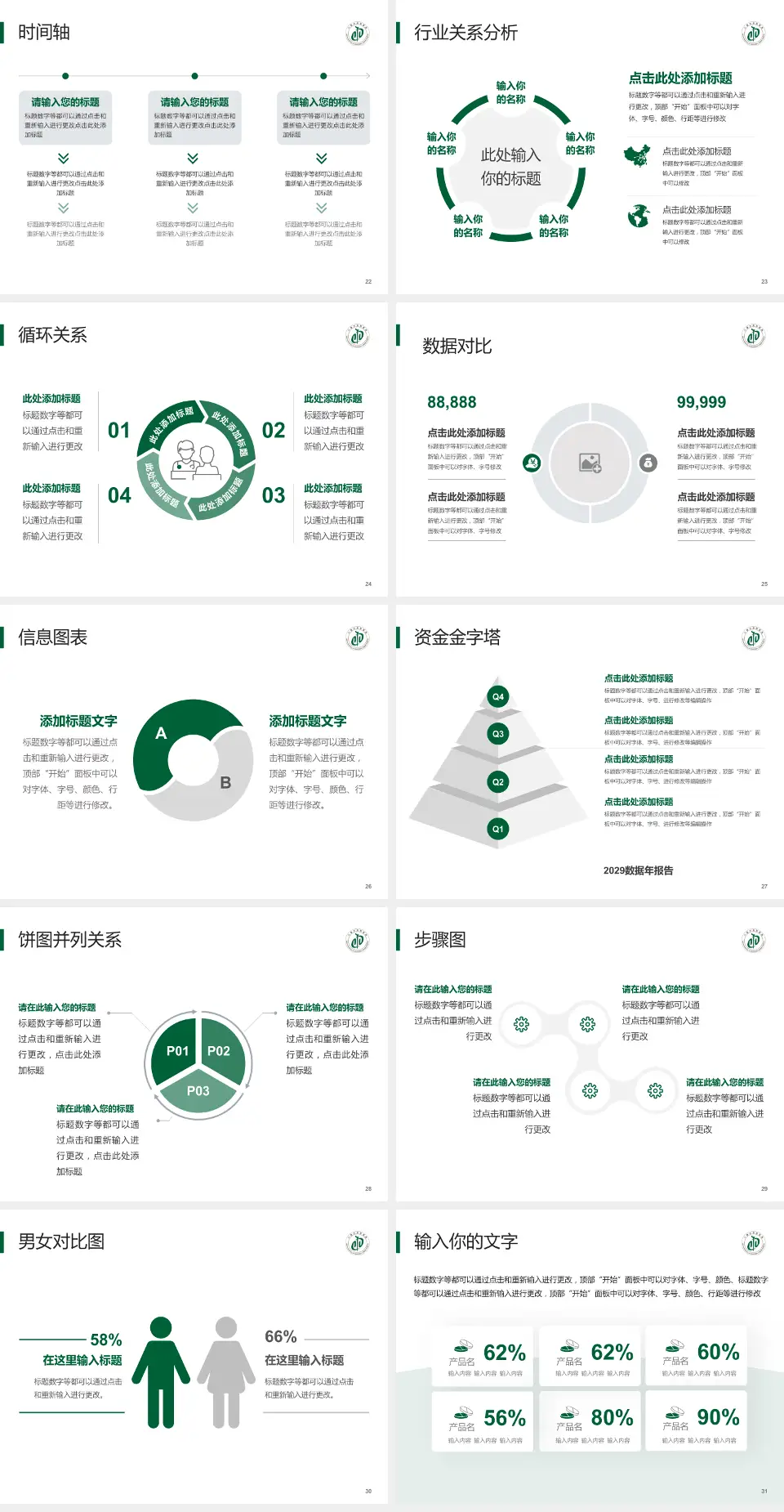 十堰市中医医院医院管理报告PPT模板4:3格式幻灯片预览图4