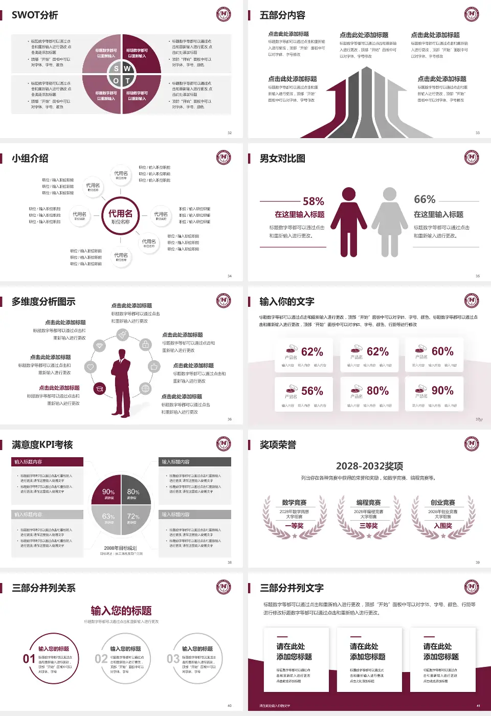 阜外华中心血管病医院医疗行业比赛专用PPT模板16:9格式幻灯片预览图5
