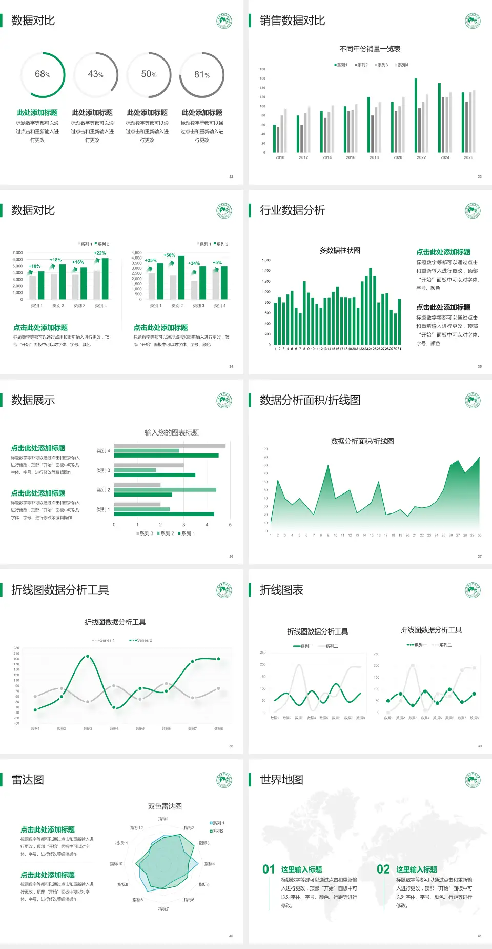 河南省肿瘤医院会议与研讨会PPT模板4:3格式幻灯片预览图5