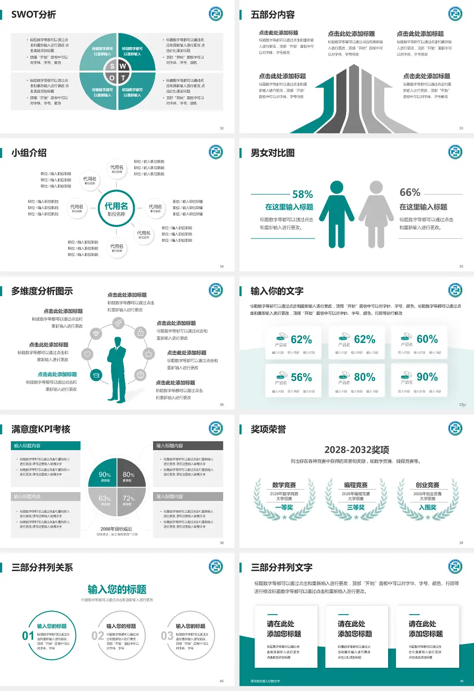 周口市中心医院文昌路院区医疗行业比赛专用PPT模板16:9格式幻灯片预览图5