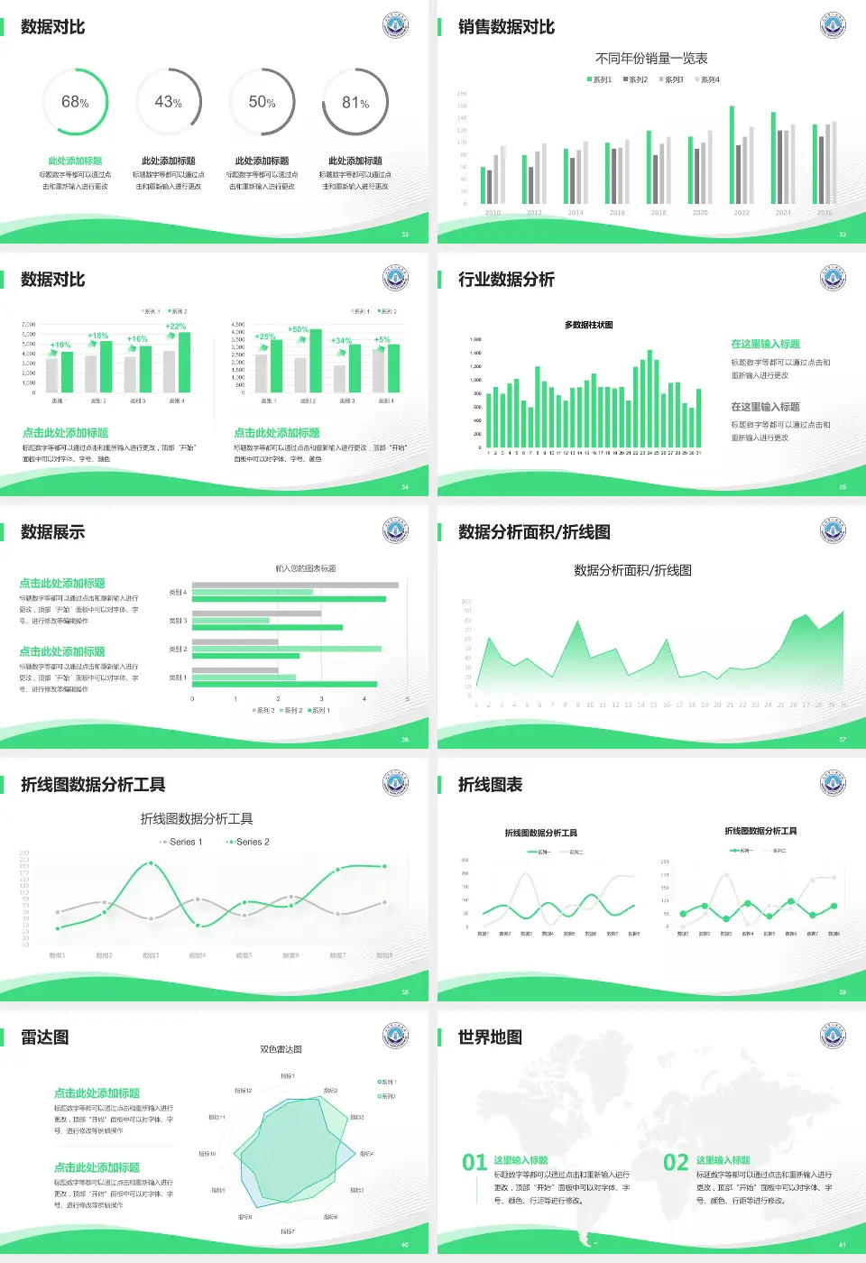 安阳市人民医院会议与研讨会PPT模板16:9格式幻灯片预览图5