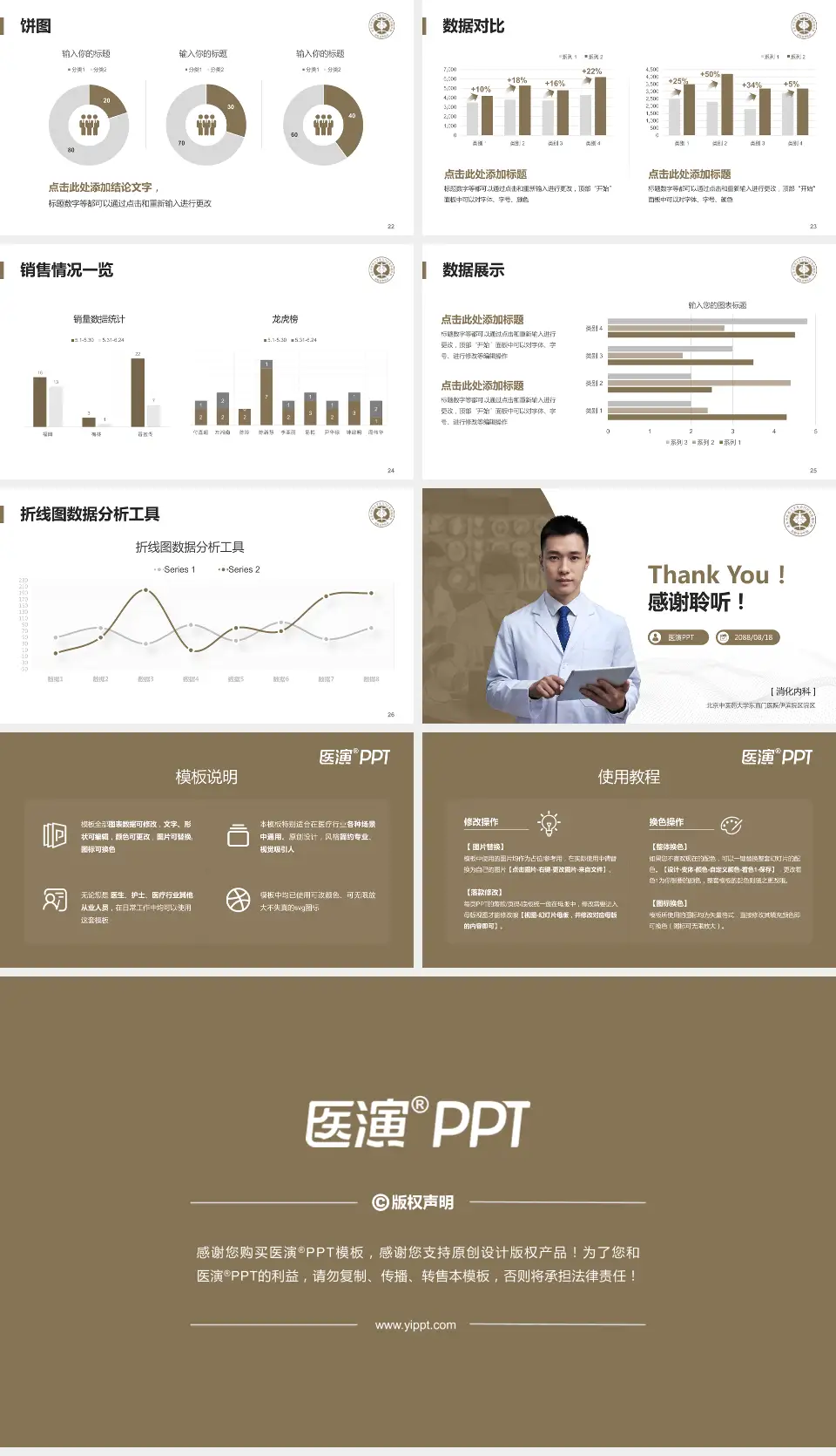 北京中医药大学东直门医院伊滨院区院区病例分享与讨论PPT模板16:9格式幻灯片预览图4