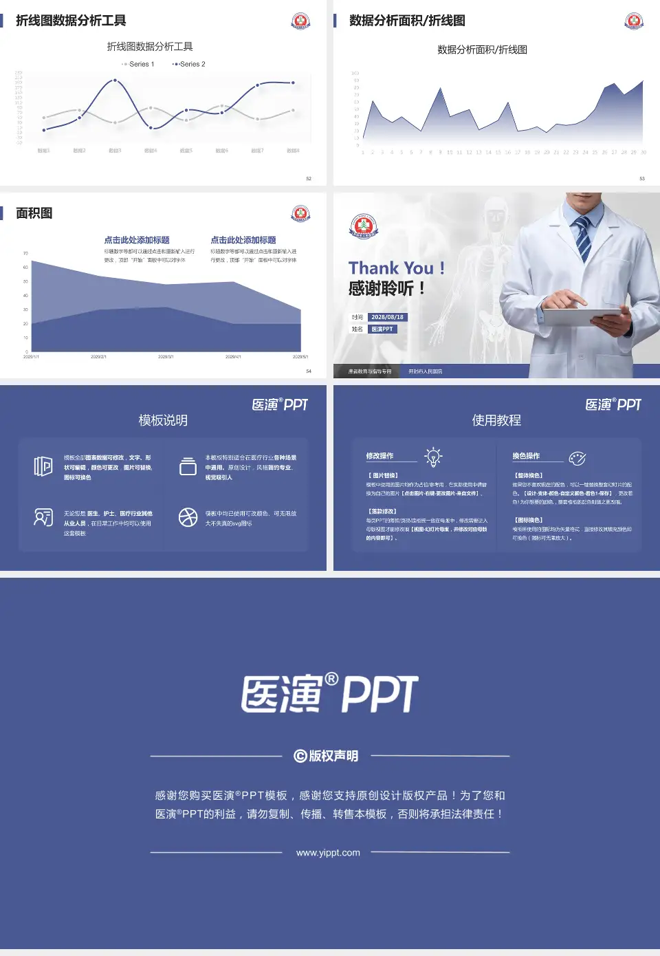 开封市人民医院患者教育与指导PPT模板16:9格式幻灯片预览图7