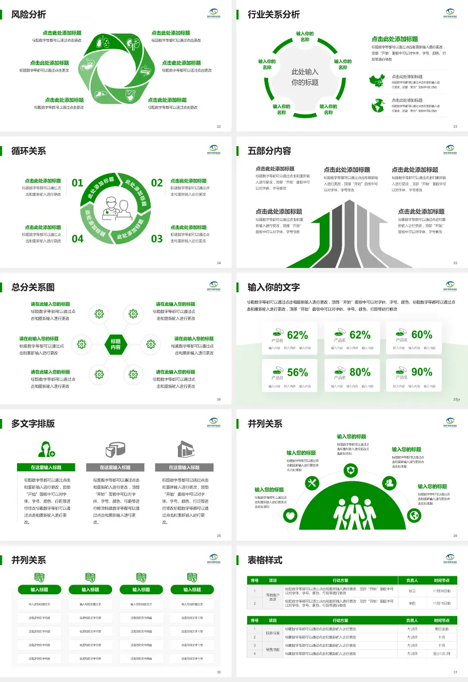 邯郸市第三医院科室介绍与推广PPT模板16:9格式幻灯片预览图4